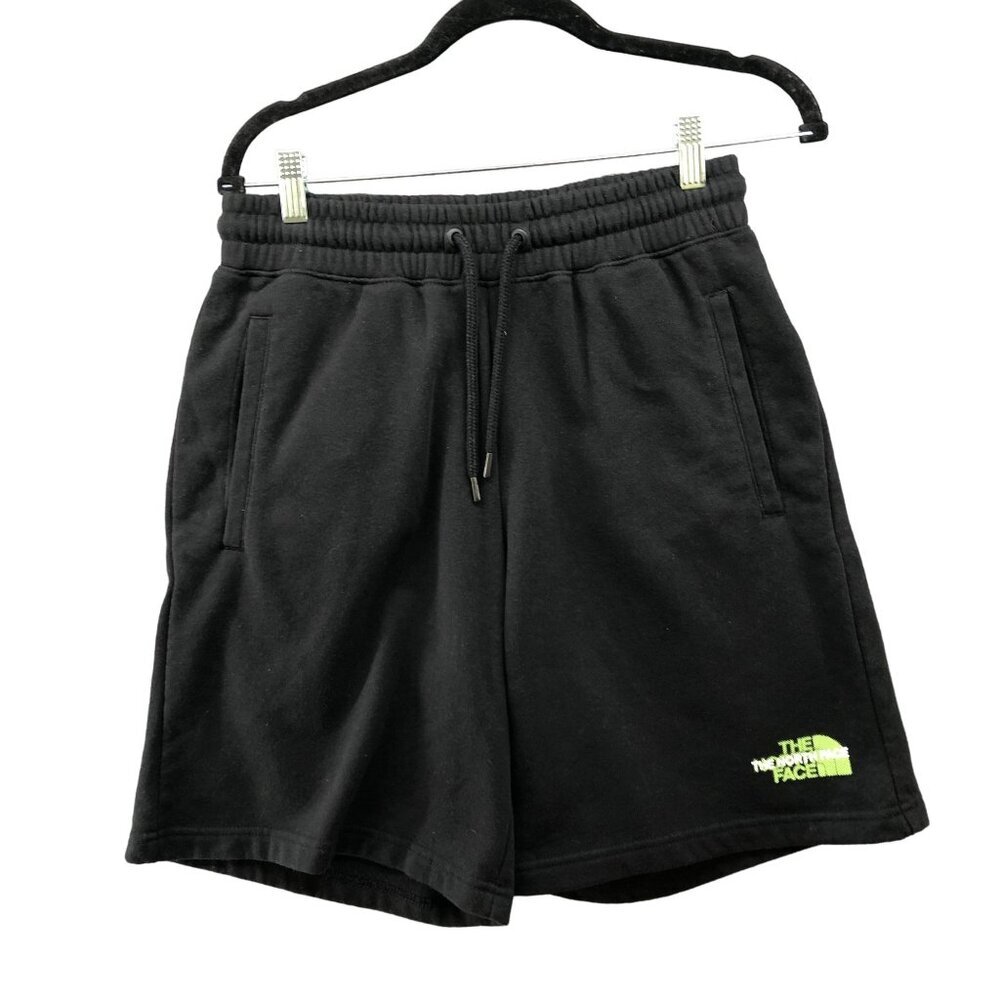The North Face Sweat Shorts Mens Small S Black 9'' Inseam Drawstring Relaxed